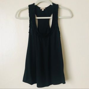 Ruffled racerback tank top by Silence + Noise
